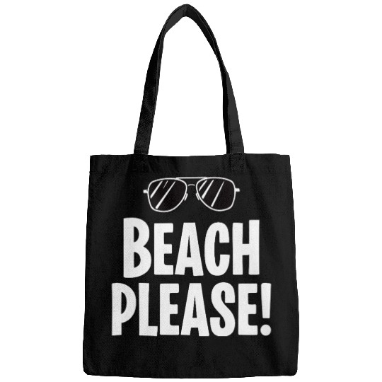 Beach Please Sunglasses Graphic Bags