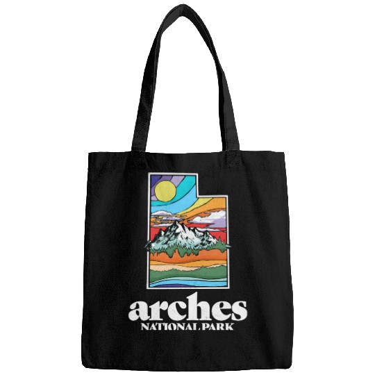 Arches National Park Utah Vintage Nature Outdoor Bags