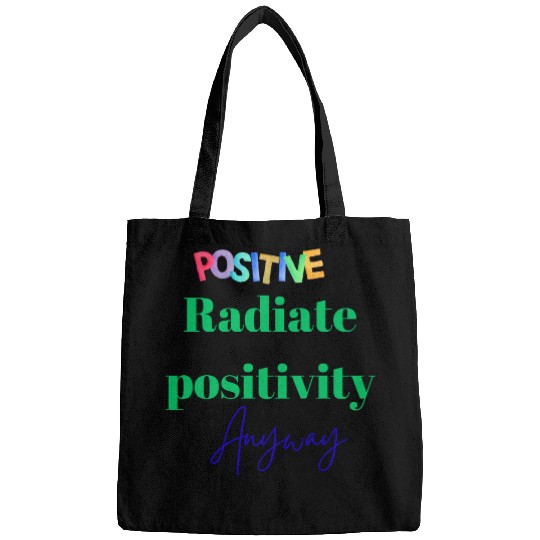 Vibrant Inspirational Typography Bags