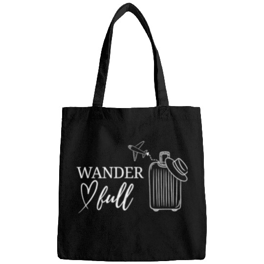 Wanderfull – Travel Lover Pun Design Bags