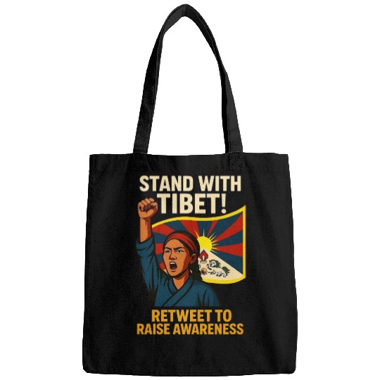 STAND WITH TIBET! Bags