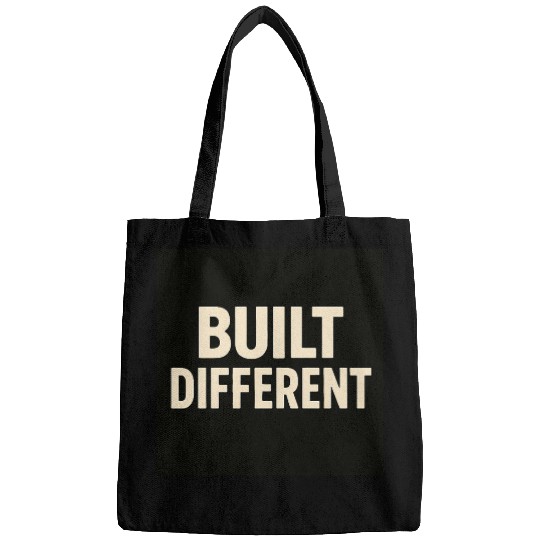 Empowering Built Different Motif Bags
