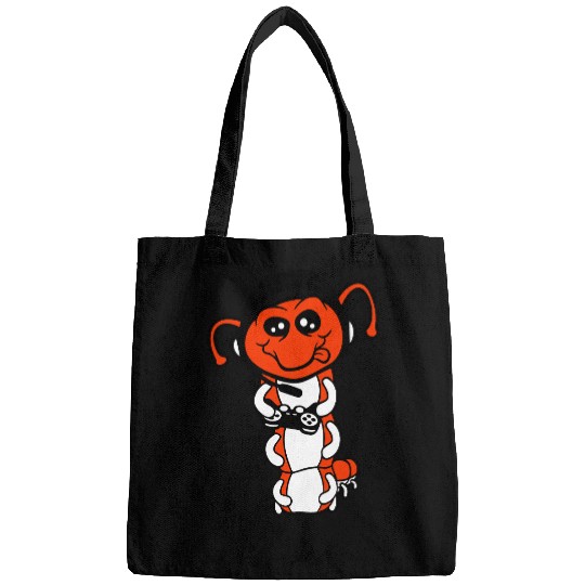 Gamer caterpillar nerd gaming controller consol Bags
