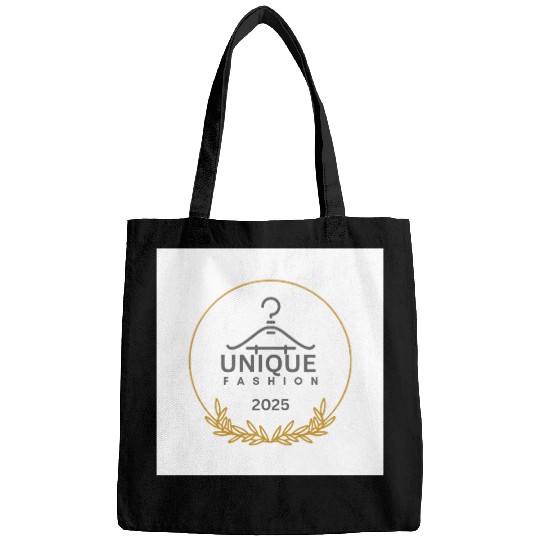 Black And Gold Minimalist Fashion Logo Bags