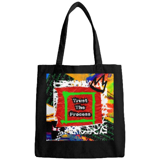 Trust The Process Graffiti Style | Green Version Bags