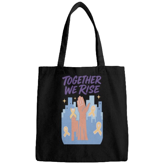 Together We Rise │ Childhood Cancer Awareness	 Bags
