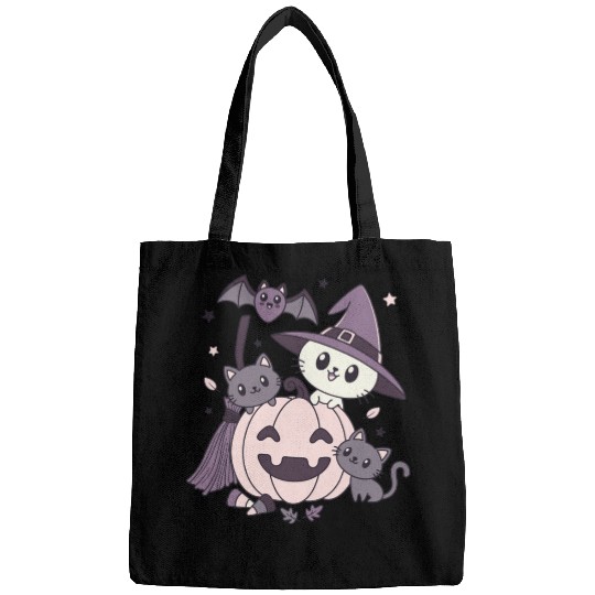 Halloween Kawaii Cat Pumpkin Ghosts Bags