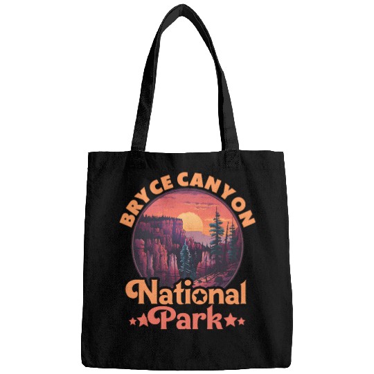 Sunset Over Canyon National Park Bags