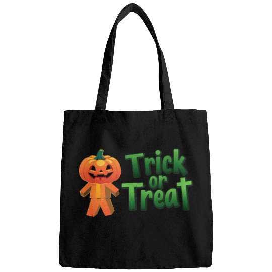 Whimsical Pumpkin Costume with Fall Text Bags