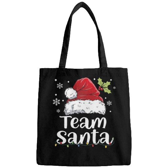 Team Santa Holiday Christmas Design Bags