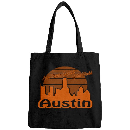 Austin Texas burnt orange Bags