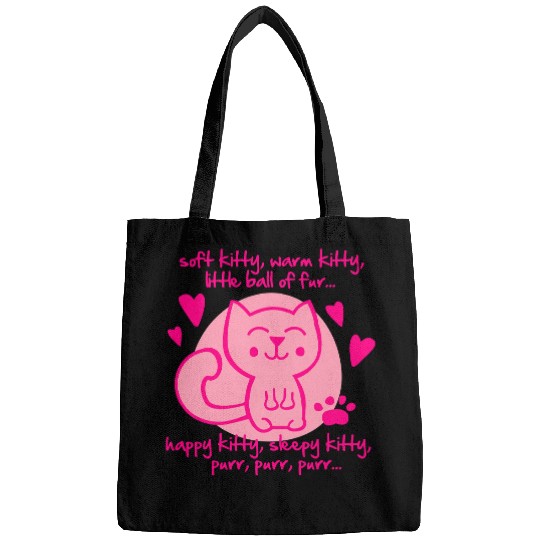 soft kitty, warm kitty, little ball of fur... Bags