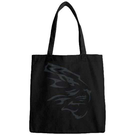 Tiger Tribal Head Tattoo 1 Bags
