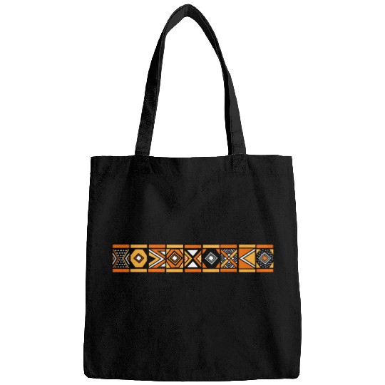African stripe pattern Bags