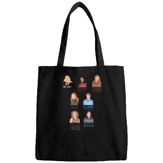 Doctor Who Companions (alternate version) Bags