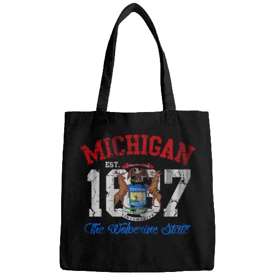 Michigan Wolverine State Bags