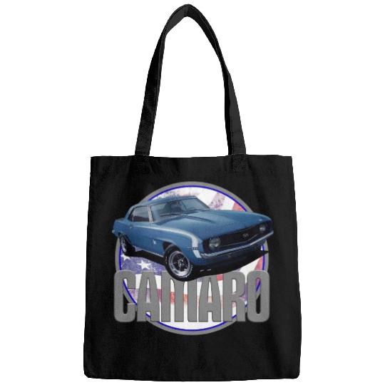 Bold Camaro in Blue Bags
