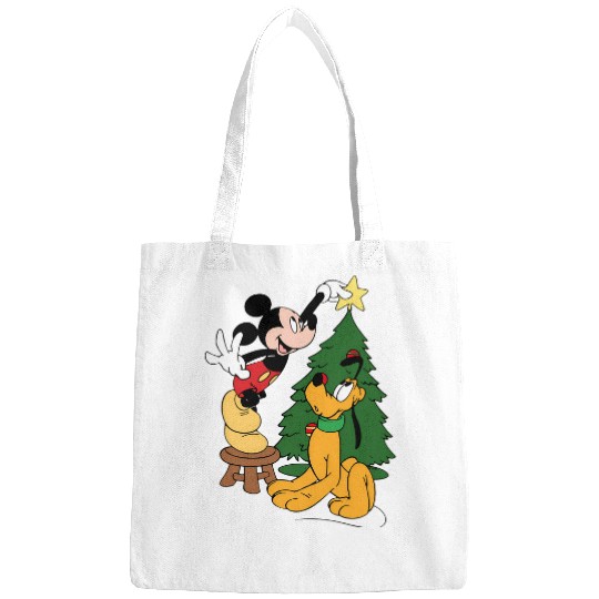 Mickey Mouse And Pluto Christmas Tree Bags,Christmas Disney Bags,Pluto Bags,Mickey Mouse Bags