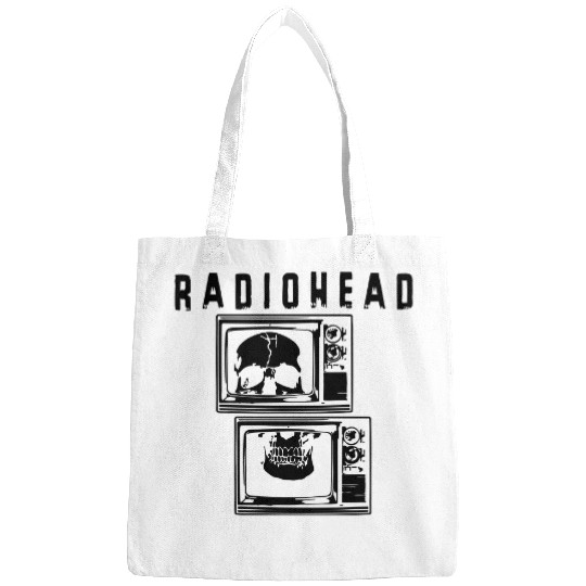 Black Skull TV Radiohead Bags