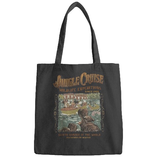 Vintage Disney Jungle Cruise Ride Bags, WDW Disney Vacation, Magic kingdom Bags
