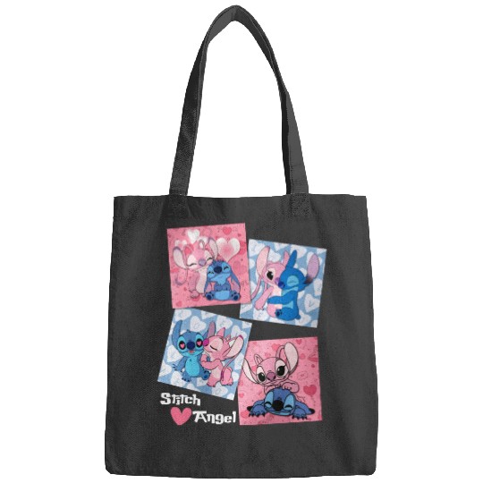 Stitch And Angel Valentine Bags, Stitch Valentine Bags, Disney Stitch Bags