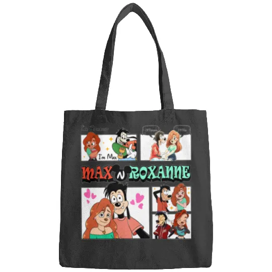 Comfort Colors Max and Roxanne Valentine Bags, Disney A Goofy Movie Couple