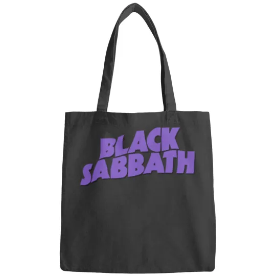 Black Sabbath Purple Logo Bags