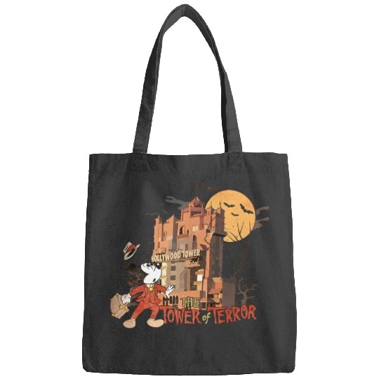 Vintage Disney Tower of Terror Bags, Mickey Halloween Bags, Halloween Disney Retro Bags, Disney Hollywood Studios, Disney Spooky Season