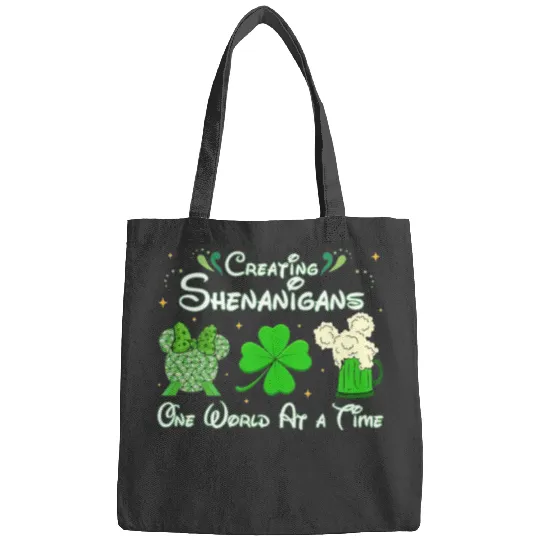 St Patricks Day Disney Epcot Bags, Creating Shenanigans St Patricks Day Bags