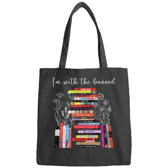 Discover I'm With The Banned, Banned Books Bags, Banned Books Bags