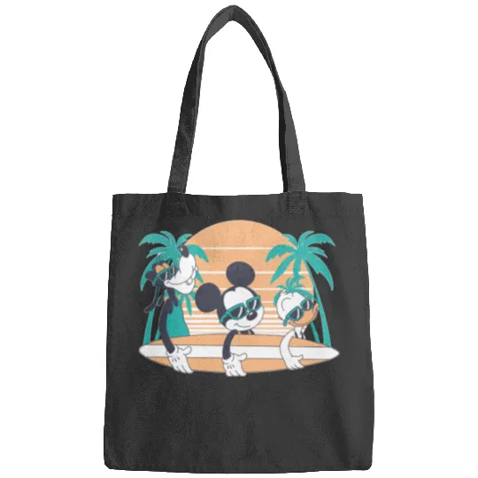 Disney Mickey and Friends Retro Surf Mickey Mouse and Goofy Group Bags,Disney World
