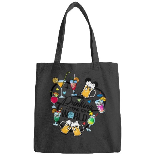 Drinking Around The World, Snacking around the world, Epcot Disney Bags, Disney Family Bags, Disney Trip Bags