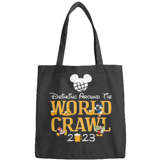 Drinking Around The World Crawl 2023 Bags/Epcot Center Bags/Drinking Around The World/Disney Trip Bags/Mickey Drinking Disney O-07022323