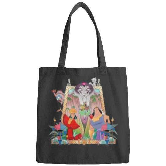 Disney The Emperors New Groove Krock Kuzco Yzma Retro Bags, Disneyland Trip Unisex Bags