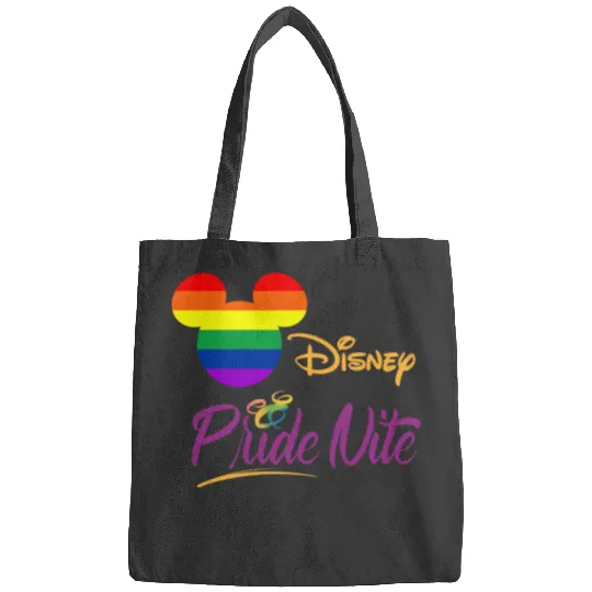 Mickey Mouse Lgbt Flag Rainbow Bags, Disneyland After Dark Pride Nite, Mickey Pride Rainbow Bags