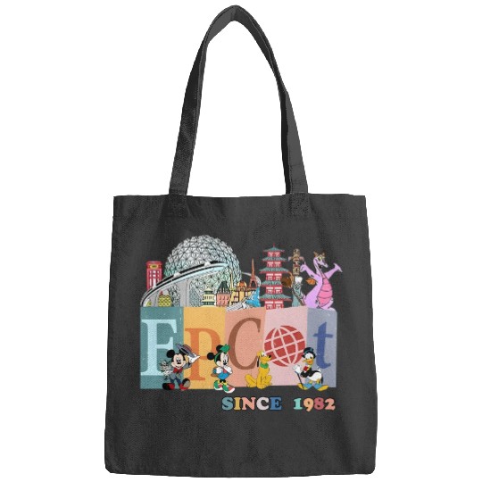 Disney Epcot Since 1982 Comfort Colors Bags, Disney Trip Family Bags