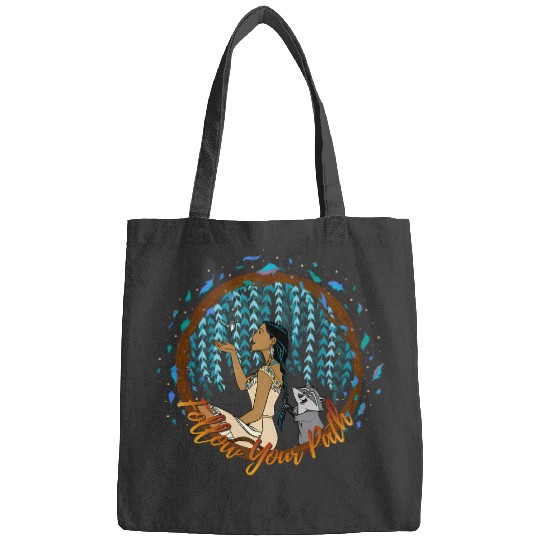 Disney Pocahontas Follow Your Path Circle Text Bags
