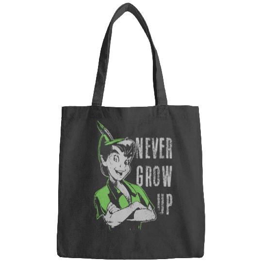 Disney Peter Pan Never Grow Up Vintage Portrait Bags, Magic Kingdom