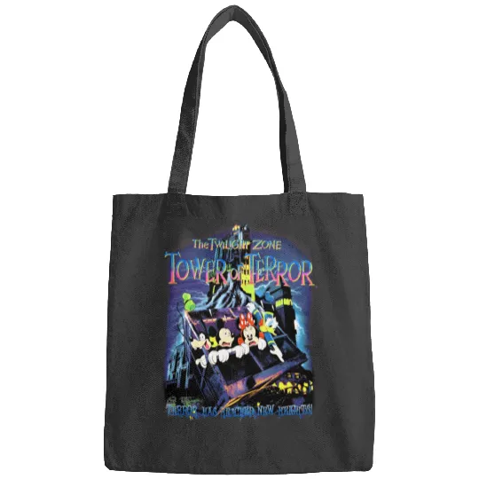 The Twilight Zone Tower Of Terror Color Bags, Tower of Terror Ride Bags, Disney Halloween Bags, Vintage Disney Bags