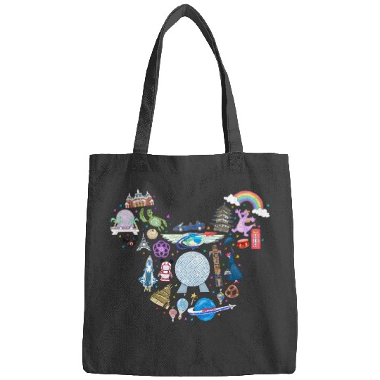 Disney Epcot Matching Bags for Men, Women and Kids with Mickey Head Ears