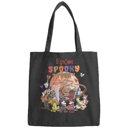 Vintage Epcot Spooky Tour 1928 Unisex Bags, Disney Epcot Halloween Bags