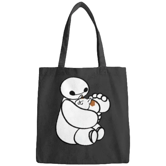 Lovely Baymax With Cat Bags, Baymax With Cat Disney Bags, Baymax Bags, Big Hero 6 Bags, Disney Gift