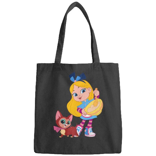 Disney Alices Wonderland Bakery Alice and Dinah Premium Bags, Magic Kingdom Trip Unisex Bags