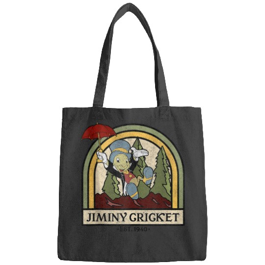 Disney Pinocchio Jiminy Cricket Established 1940 Bags