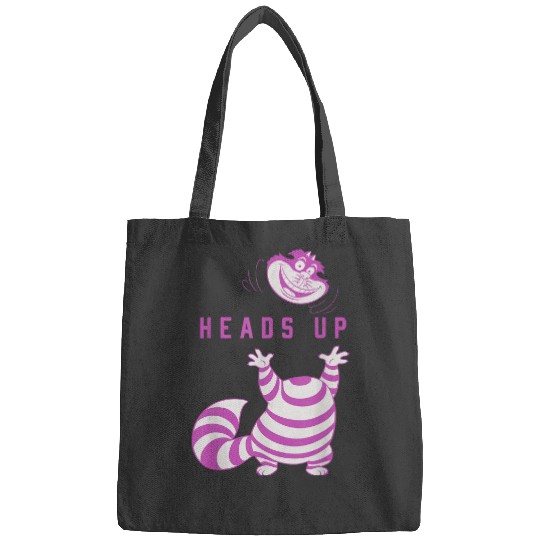 Discover Disney Alice in Wonderland Cheshire Cat Heads Up Bags