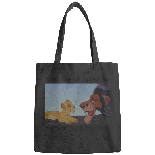Disney The Lion King Simba Scar Youre So Weird M Bags