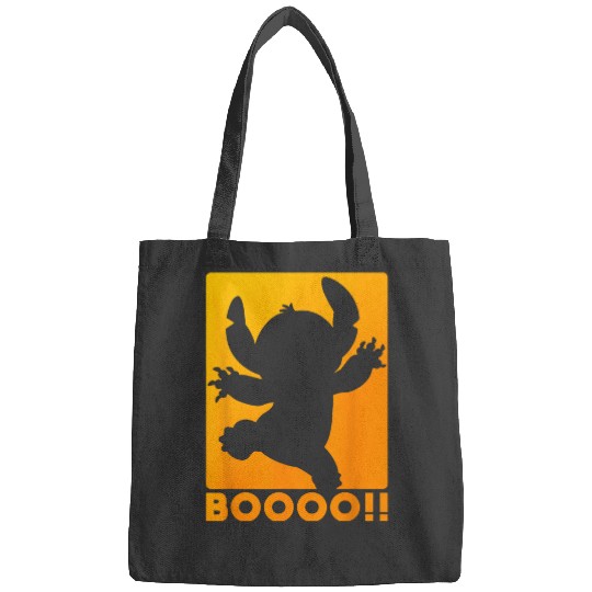 Discover Disney Stitch Silhouette Halloween Boo Bags