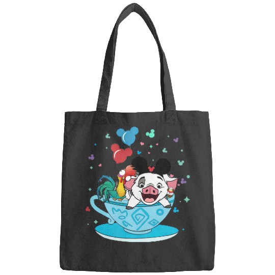 Moana Bags Pua and Hei Hei, Disney Teacup Bags, Disney Matching Bags