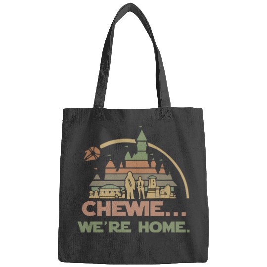 Discover Vintage Chewie We're Home Chewbacca Disney Castle Bags