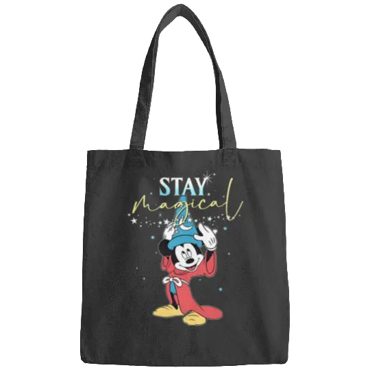 Retro Sorcerer Mickey Stay Magical Bags, Fantasmic Disneyland Bags
